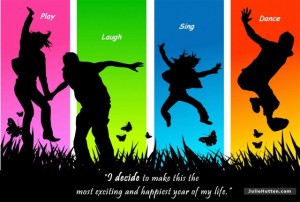 laugh sing dance