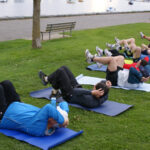 boot camp sit ups and crunch drills